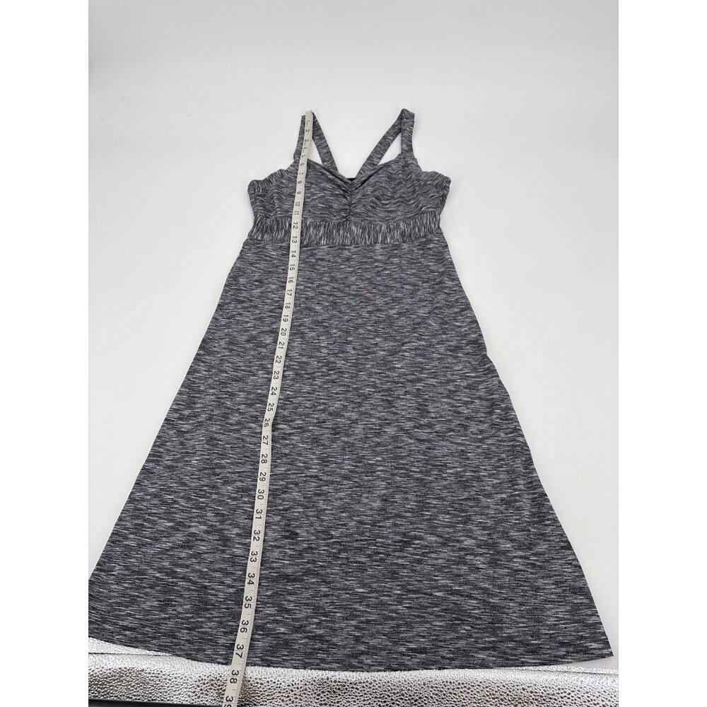 PrAna Womens Small Dress Heathered Gray Strappy Back Built-In Bra Activewear - Picture 8 of 8